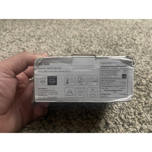 Lepro GU10 LED Bulb Dimmable, 50W Halogen Equivalent Light Bulbs, 5.5W 5000K - Picture 10 of 11